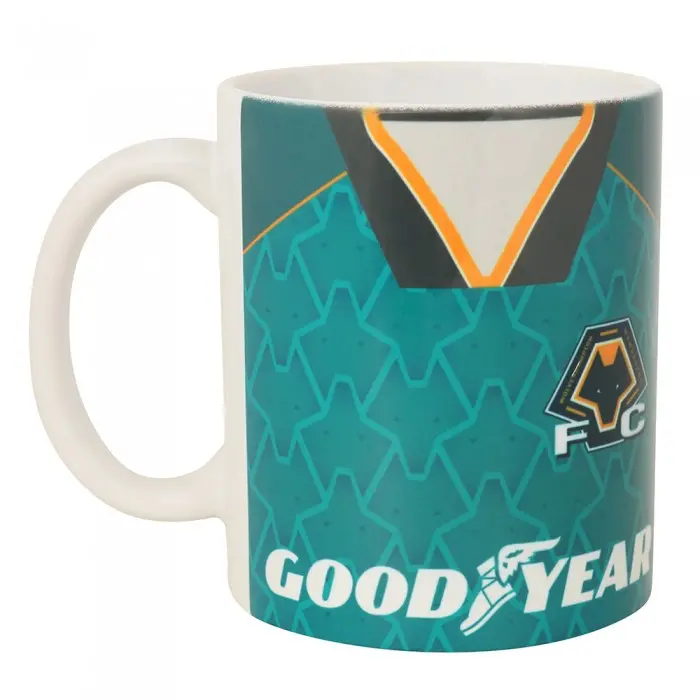 Wolverhampton Wanderers Kits Shop | 1996 Away Mug Wolves Jerseys and Gear